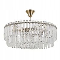 LAMPA WISZĄCA ITALUX BUENA PND-22320-8-ABR TRANSPARENTNY / BRĄZ