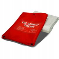 Koc Gaśniczy Szklany Przeciwpożarowy 120 x 180 cm