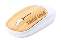 GRAWEROWANA Bezprzewodowa mysz optyczna Z TWOIM LOGO NAPISEM 25 sztuk