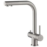 Blue Water Apala Stal Bateria kuchenna trójdrożna z wyciąganą wylewką