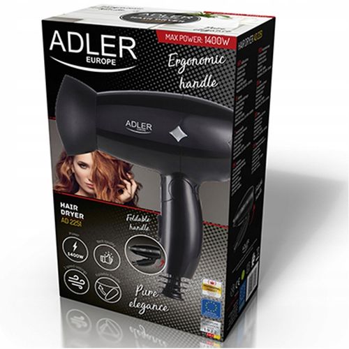 MAŁA SUSZARKA DO WŁOSÓW TURYSTYCZNA SKŁADANA 1400W na Arena.pl