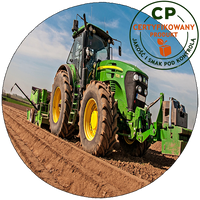 Opłatek na tort Traktor - Ciągnik