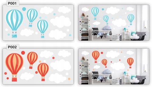 Naklejka ścienna dekoracyjna BALONIKI dla dzieci na Arena.pl