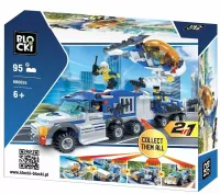 Klocki Blocki 2 w 1. My Police, 95 elementów
