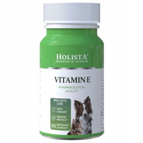 Holista Witamina E Dla Psa i Kota Wspiera Zdrową Skórę i Sierść 90 tabletek na Arena.pl