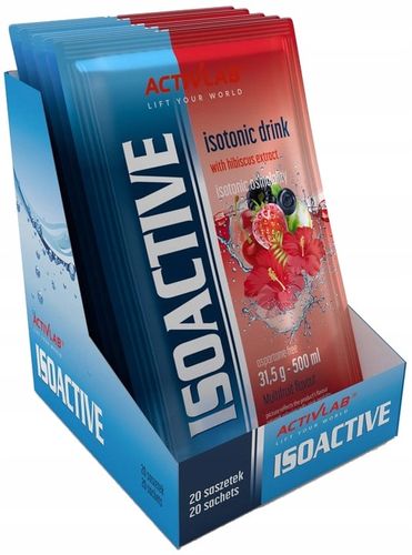 Activlab Isoactive napój izotoniczny 31,5gx20 Owoc na Arena.pl