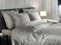 Komplety pościeli Heckettlane Diamante Glacier Grey 140/200-220cm