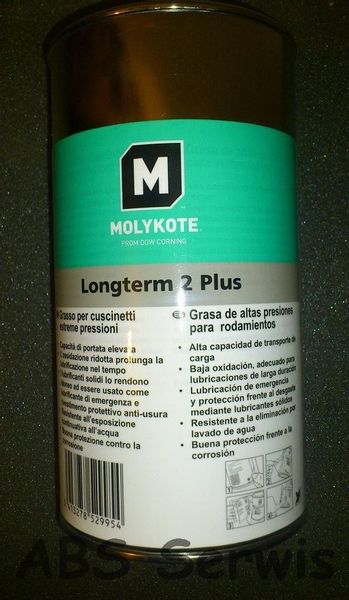 Molykote LONGTERM 2 plus 1 Kg smar z molibdenem zdjęcie 2