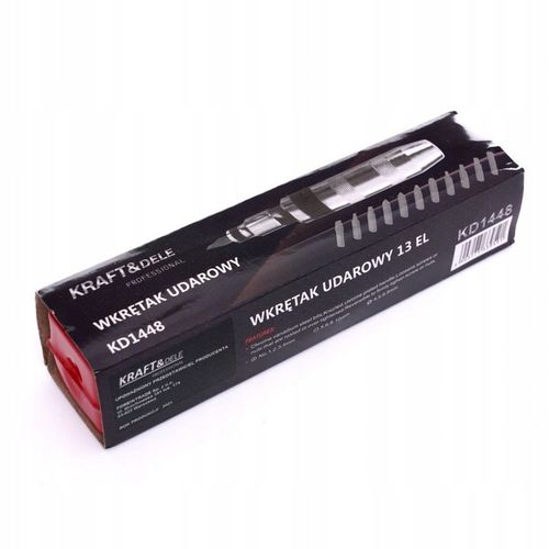 WKRĘTAK WYKRĘTAK UDAROWY DO POBIJANIA Kraft&Dele KD1448 ZESTAW BITSY na Arena.pl
