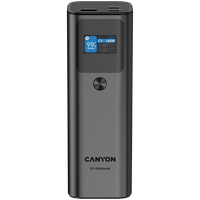 canyon powerbank pb-2010 tft 27000 mah 97.2wh pd140w qc 3.0 grafitowy