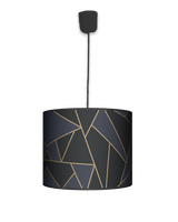 Lampa wisząca mała - Mozaika black