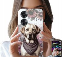 ETUI DO OPPO RENO11 F 5G - PIESEK PIESKI HUSKY PSIE WZORY + FOLIA