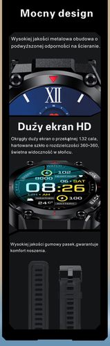SMARTWATCH MĘSKI GRAVITY GT8-1 - z GPS (sg017a) na Arena.pl