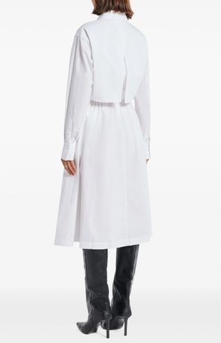 Karl Lagerfeld Sukienka koszulowa z ozdobnymi szelkam r.44 na Arena.pl