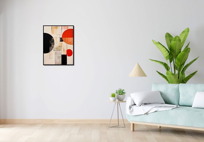 Plakat 50x65cm Abstrakcyjna Symetria zdjęcie 4