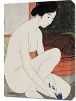 Obraz 50x70cm Yokugo No Onna, Hashiguchi Japoński Vintage