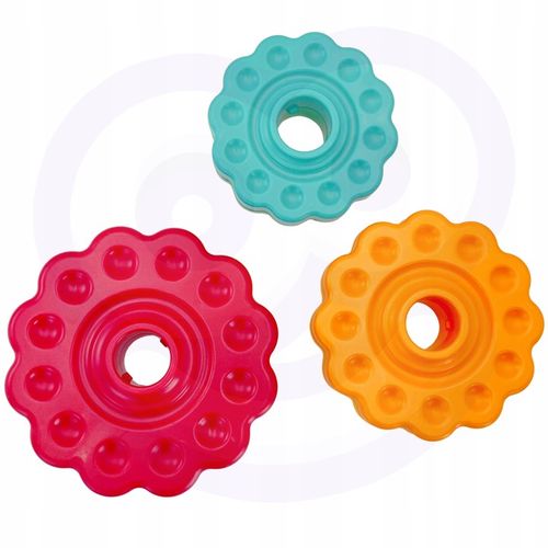 EDUKACYJNA PIRAMIDKA ZAKRĘCONA WIEŻA UKŁADANKA WOOPIE BABY na Arena.pl