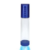 hyperpump - rechargeable penis pump - metallic blue