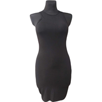 Sukienka Przed Kolano Stylowa Wygodna Czarna Rozmiar S Lato Casual