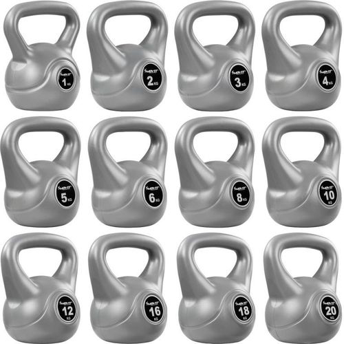 Hantle Kettlebell szare - 10 kg na Arena.pl