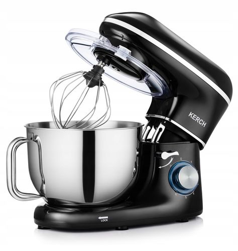 ROBOT KUCHENNY PLANETARNY MIKSER Z MISĄ KERCH MYCHEF BLACK 6,2L na Arena.pl