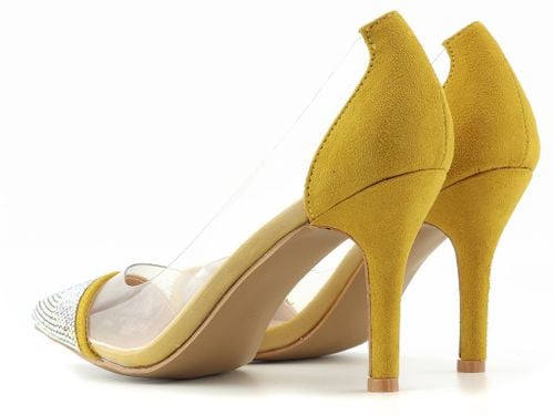 Szpilki damskie przeźroczyste z cyrkoniami 36 na Arena.pl