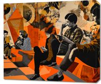 Obraz 70x60cm Przestrzeń Do Dialogu