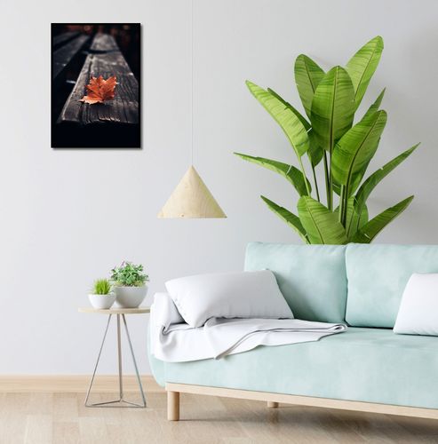 Plakat 39,5x55cm Pojedynczy Liść na Arena.pl