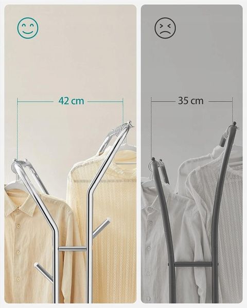 Wieszak na Ubrania na Kółkach - HSR107E01 zdjęcie 5