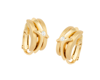 klipsy z kryształem z kolekcji classic (e7215/1au p.mat)