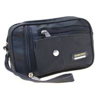 Saszetka męska do ręki nylon Sanchez Casual - czarna