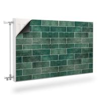 MATA Magnetyczna Na Kaloryfer Zielone Cegiełki 80cm x 60cm