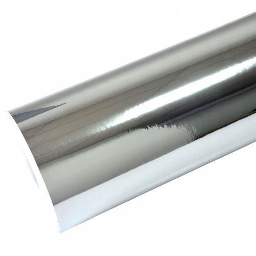 FOLIA OKLEINA LUSTRZANA CHROM SREBRNA 152cmx50cm na Arena.pl