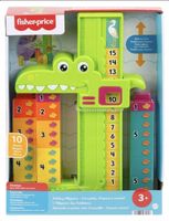 Fisher-Price Aligator Dodający - Edukacyjna Zabawka do Nauki Dodawania (3+)