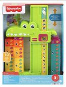 Fisher-Price Aligator Dodający - Edukacyjna Zabawka do Nauki Dodawania (3+)