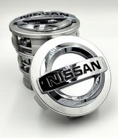NISSAN DEKIELKI na felgi zaślepki felg KAPSLE kołpaczki NISSAN 60mm 4 szt