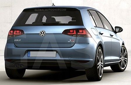 Volkswagen Golf MK8 - Chromowane Listwy Grill Atrapy Zderzaka Tuning na Arena.pl