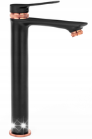 BATERIA UMYWALKOWA VIRAL BLACK-R.GOLD WYSOKA - REA