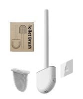 SZCZOTKA TOALETOWA SILIKONOWA DO ŁAZIENKI WC PŁASKA