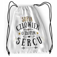 Plecak Dla Sofii Sportowy Szkolny Worek Torba Z Nadrukiem Ze Zdjęciem