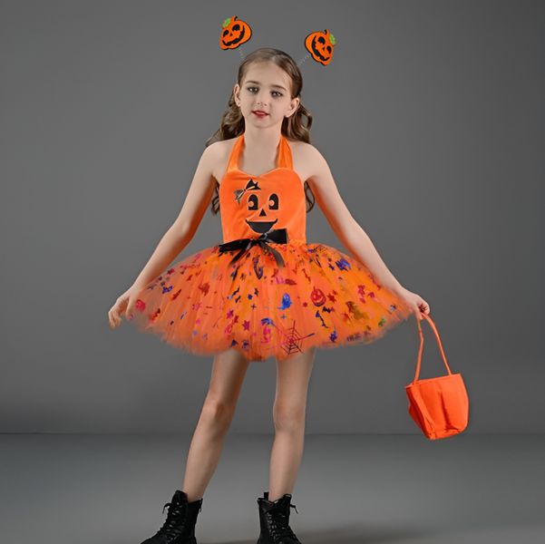 przebranie halloween dla dziewczynki dynia zdjęcie 12