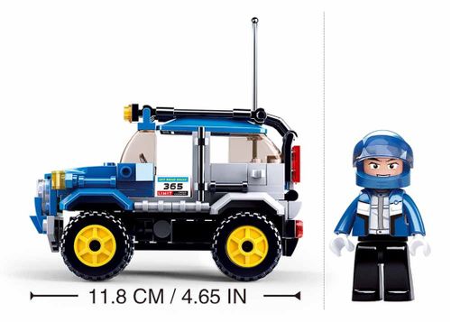 KLOCKI SLUBAN CC Auto wyścigowe terenowe blue 146 - B0663C komp. z LEG COB na Arena.pl