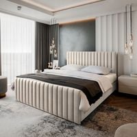 Łóżko Kontynentalne ARION 180x200 Pojemnik MATERAC Bonell DUŻE WYGODNE