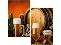 60X60CM PIWO DOMOWE DWU OBRAZ ŚCIAN