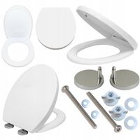 DESKA SEDESOWA KLOZETOWA WOLNOOPADAJĄCA WYPINANA TOALETOWA ESTIVA