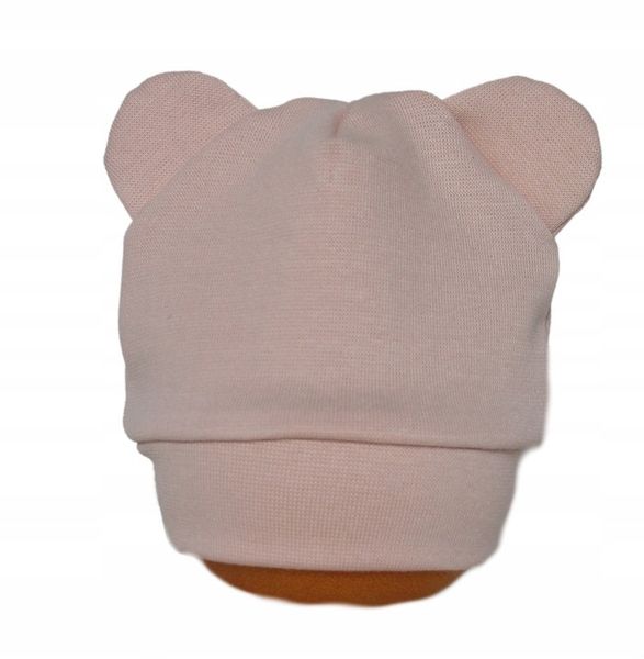 BAWEŁNIANE CZAPECZKI DLA NOWORODKÓW kolory MISIE zdjęcie 3