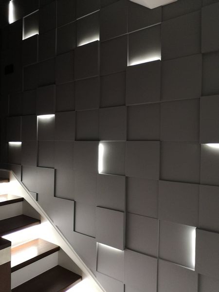 Panele Ścienne 3D KWADRAT 50x50 Dekoracyjne zdjęcie 7