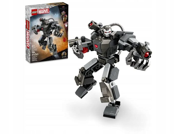 Lego Marvel. Mechaniczna zbroja War Machine 76277 zdjęcie 9