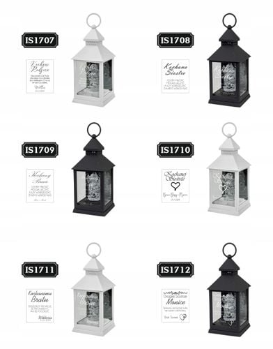 ZNICZ LAMPION biały aniołek imię LED mała kapliczka GRAWER DLA SZWAGIERKI na Arena.pl