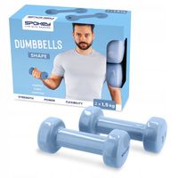 Zestaw hantli winylowych Spokey SHAPE IV 2 x 1,5 kg